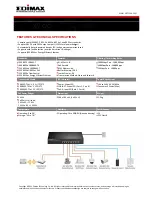 Preview for 2 page of Edimax GS-1008P Datasheet