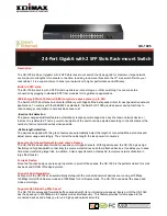 Edimax GS-1026 Datasheet preview