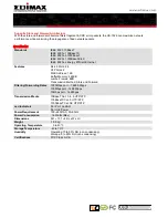 Предварительный просмотр 2 страницы Edimax GS-1026 Datasheet