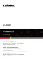 Edimax GS-5008E Manual preview