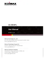 Preview for 1 page of Edimax GS-5008PL User Manual