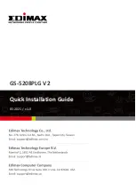 Edimax GS-5208PLG V2 Quick Installation Manual preview