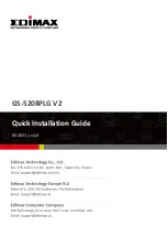 Preview for 1 page of Edimax GS-5208PLG V2 Quick Installation Manual