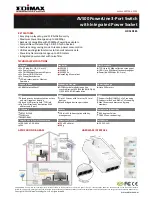 Предварительный просмотр 2 страницы Edimax HP-5101ES Datasheet