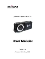 Preview for 1 page of Edimax IC-1000 User Manual