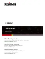 Предварительный просмотр 1 страницы Edimax IC-7113W User Manual