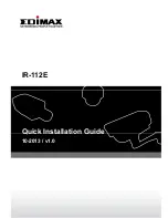 Edimax IR-112E Quick Installation Manual предпросмотр