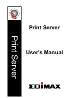 Edimax Print Server User Manual предпросмотр