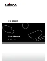 Preview for 1 page of Edimax VD-233ED User Manual