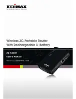 Edimax Wireless 3G Portable Router 3G-6210n User Manual preview