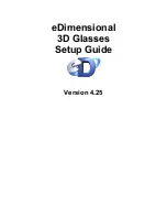 Edimensional 3DGLASSES Setup Manual preview
