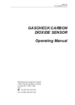 Edinburgh Sensors GasCheck Operating Manual предпросмотр