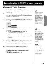 Preview for 139 page of Edirol M-100FX Owner'S Manual