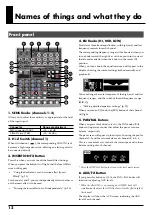 Предварительный просмотр 12 страницы Edirol M-10DX Owner'S Manual