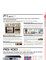 Preview for 1 page of Edirol P-1 Brochure