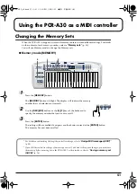 Preview for 51 page of Edirol PCR-A30 Owner'S Manual