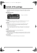 Предварительный просмотр 8 страницы Edirol PCR-M30 Owner'S Manual