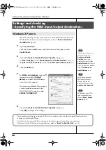 Предварительный просмотр 26 страницы Edirol PCR-M30 Owner'S Manual