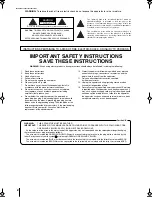 Предварительный просмотр 2 страницы Edirol PR-1000HD Owner'S Manual