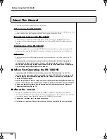 Preview for 12 page of Edirol PR-1000HD Owner'S Manual