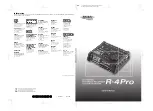 Edirol R-4 PRO - ANNEXE 109 Owner'S Manual preview