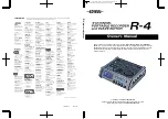 Предварительный просмотр 1 страницы Edirol R-4 Owner'S Manual