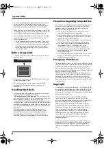 Предварительный просмотр 6 страницы Edirol R-4 Owner'S Manual