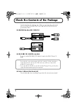 Preview for 6 page of Edirol UM-1SX Owner'S Manual