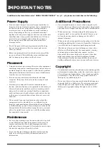 Preview for 5 page of Edirol V-1 Owner'S Manual