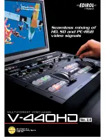 Предварительный просмотр 1 страницы Edirol V-440HD - V2.0 Brochure