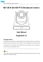 Edis B27-20-N User Manual предпросмотр