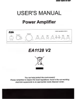 Preview for 1 page of Edis EA1128 V2 User Manual