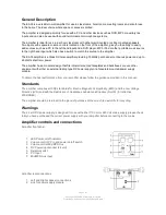 Предварительный просмотр 2 страницы Edis EA35 Manual And Installation Instructions