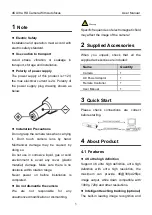 Предварительный просмотр 3 страницы Edis EJX1700 User Manual