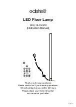 Preview for 1 page of edishine HLFL02M Instruction Manual