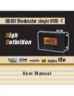 Preview for 1 page of Edision HDMI Modulator single DVB-T User Manual