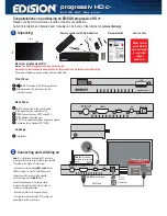 Предварительный просмотр 1 страницы Edision Progressiv HD c+ Manual