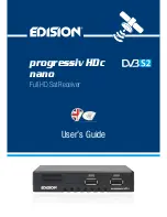 Предварительный просмотр 1 страницы Edision Progressiv HDC NANO User Manual