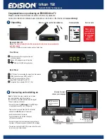 Preview for 1 page of Edision triton T2 Quick Start Manual