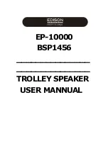 EDISON Professional EP-10000 User Mannual предпросмотр