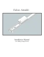 Edison Autoslide Installation Manual preview