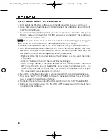 Preview for 16 page of Edison DAM060 Operating Manual