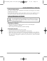 Предварительный просмотр 21 страницы Edison DAM060 Operating Manual