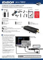 Предварительный просмотр 1 страницы Edison nano T265+ Quick Start Manual