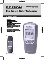 Edison TNC150 Operating Manual preview