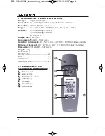 Предварительный просмотр 4 страницы Edison TVA150 Operating Manual