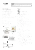 Preview for 14 page of EDM Product 07526 Instruction Manual