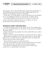 Preview for 17 page of EDM Product 08410 Instruction Manual