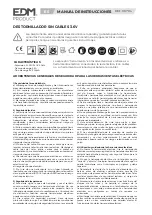 Предварительный просмотр 2 страницы EDM Product 08704 Instruction Manual