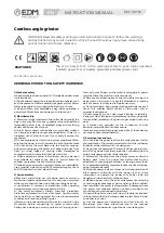 Предварительный просмотр 20 страницы EDM Product 08752 Instruction Manual